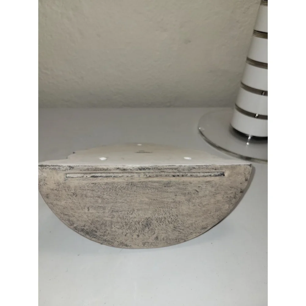 Vintage Wall Shelf Plaster Ceramic Set Of Two Decorative Home Decor